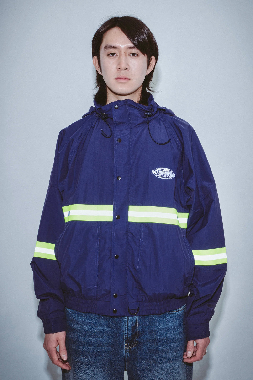 Fucking Awesome - High Vis Jacket (Blue) | stebra skateshop chaqueta 