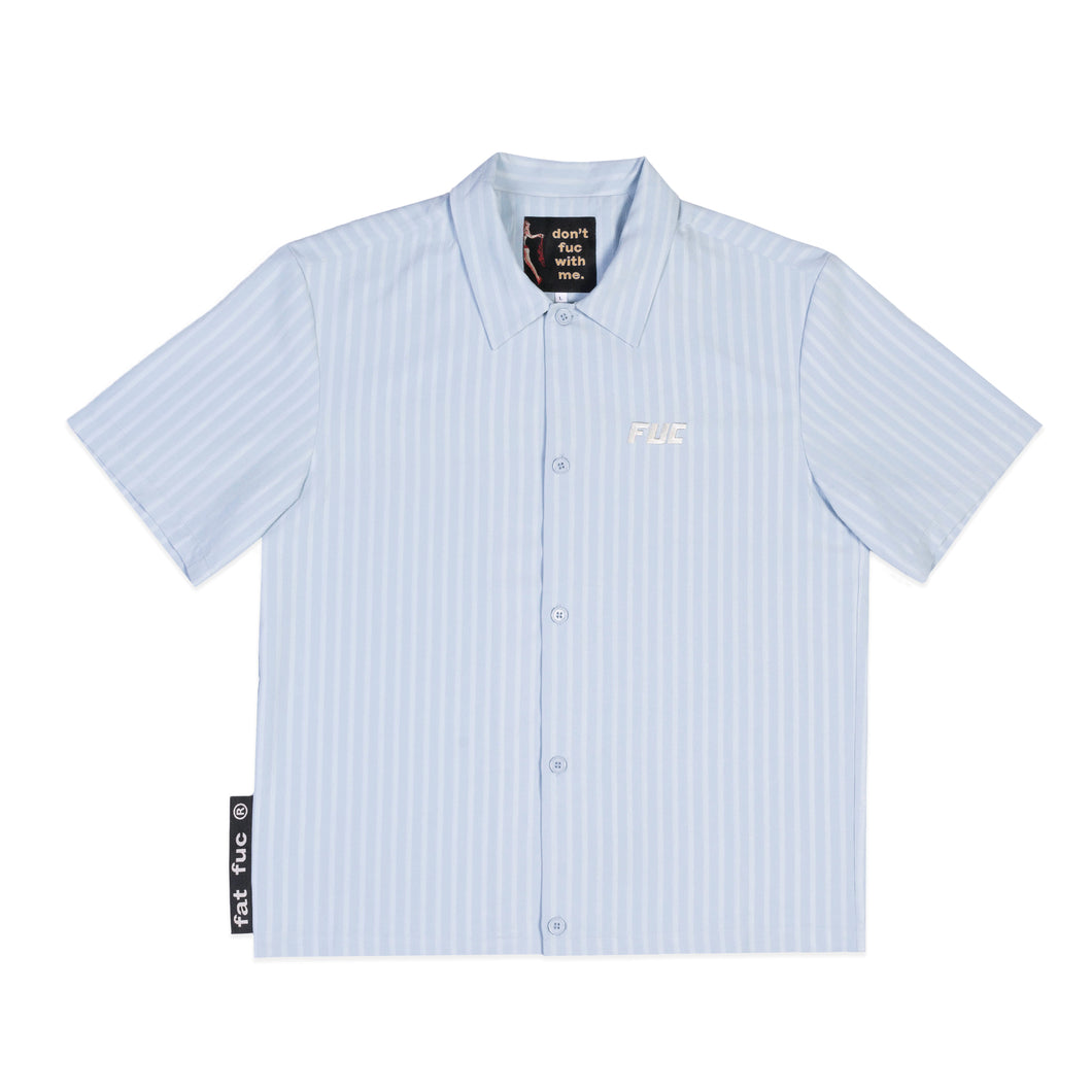 fuc - FUC Stripe Shirt (Blue) | stebra skateshop  camisa 