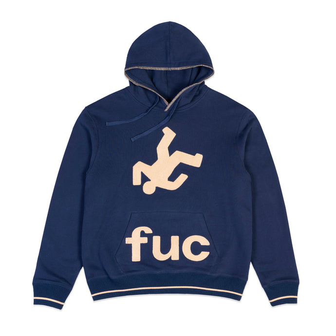 fuc - WGAF Hoodie (Blue) | stebra skateshop Sudadera con capucha 