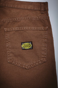 Fucking Awesome - Canvas Double Knee Short (Brown)