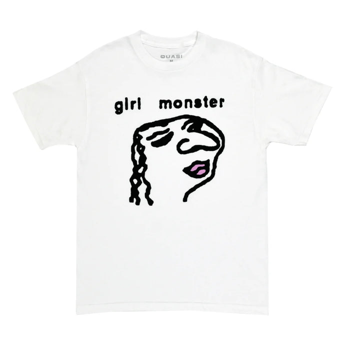 Quasi Skateboards - Girl Monster Tee (White) | stebra skateshop  camiseta 