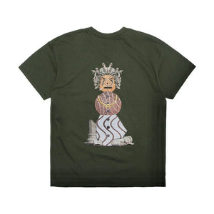 Quartersnacks - Medusa Snackman Tee (Forest Green) | stebra skateshop camiseta 