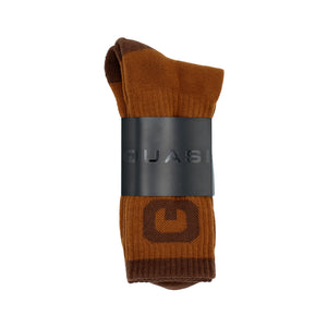 Quasi Skateboards - Euro Socks (Brown)